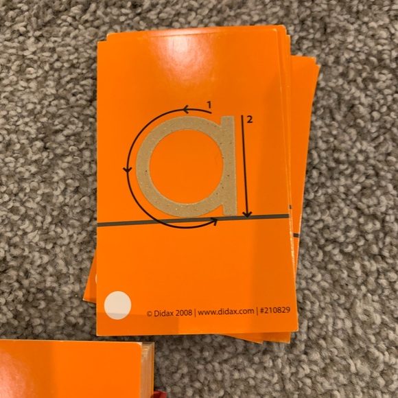 Didax Sandpaper Montessori Sensory Numbers and Letters - Picture 4 of 4